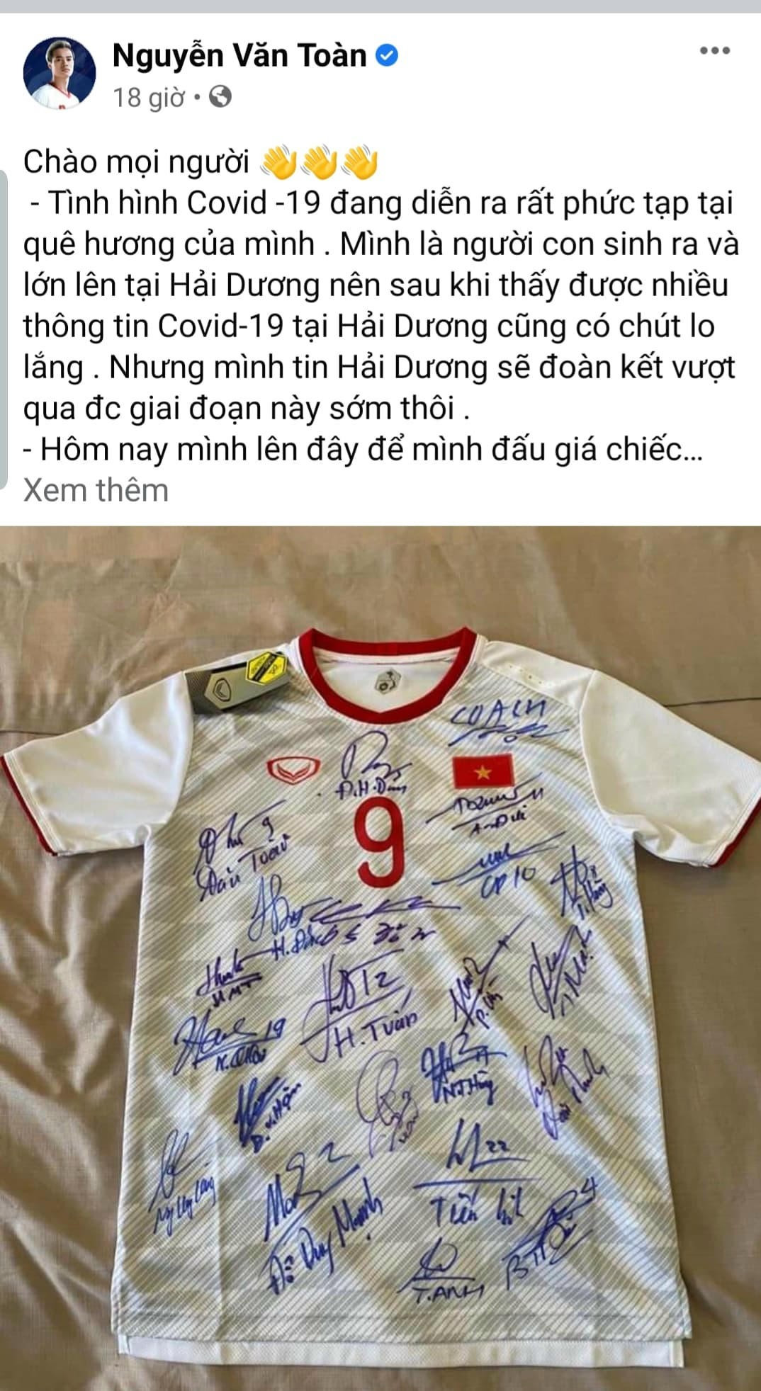 Không thể thiếu trong danh sách là Văn Toàn - cầu thủ luôn âm thầm lan tỏa năng lượng tích cực.