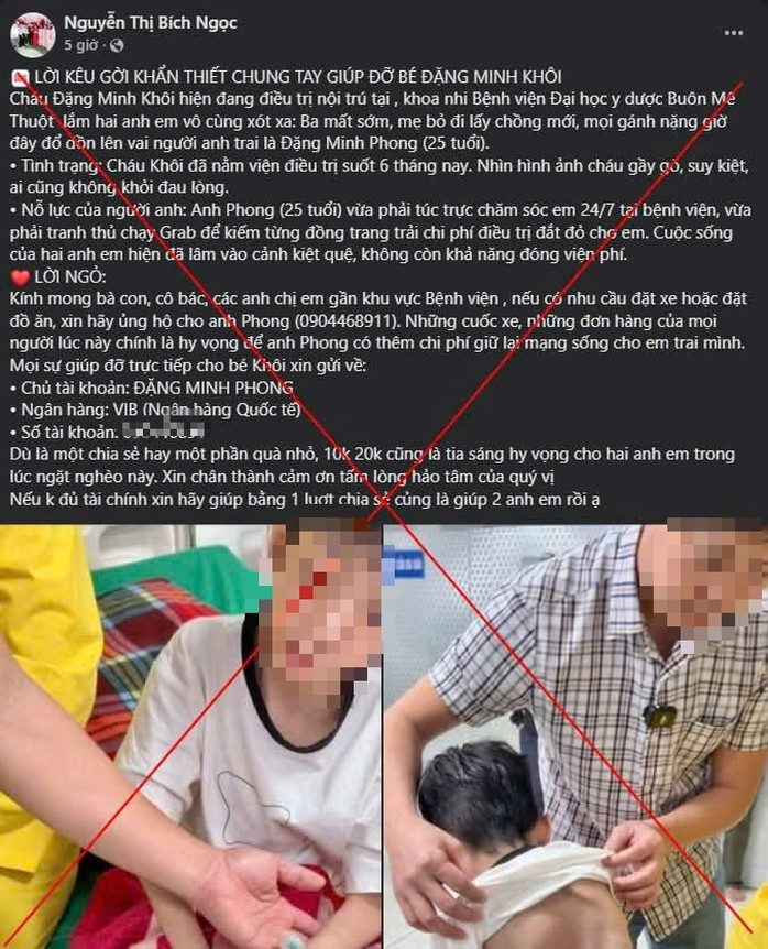 Thông tin đăng tải sai sự thật lan truyền trên mạng xã hội