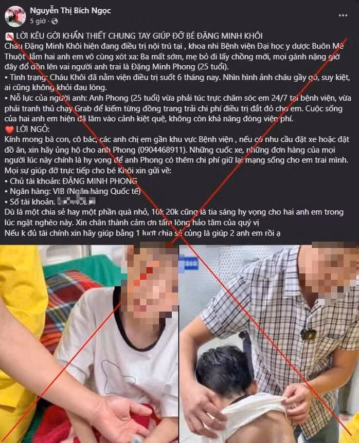 Thông tin đăng tải sai sự thật lan truyền trên mạng xã hội