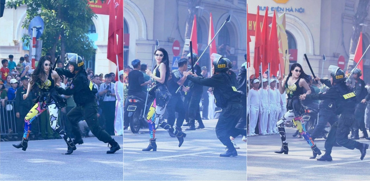 Mọi người tỏ ra thích thú trước màn hóa thân thành nhóm thanh thiếu niên bất hảo quá giống của các chiến sĩ công an. Người nhận được nhiều sự chú ý nhất là cô gái mặc đồ bó sát lòe loẹt, đeo kính râm, được "đồng bọn" chở bằng xe máy lạng lách trên đường.