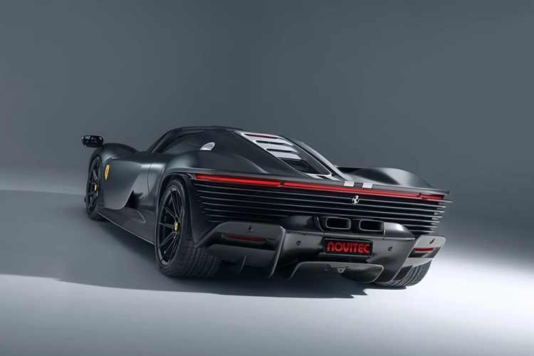 Novitec mang đến 3 kiểu thiết kế mâm forged từ Vossen cho siêu xe Ferrari Daytona SP3. Mâm NF10 có thiết kế 5 chấu kép với khóa trung tâm, kích thước 20 inch ở bánh trước và 21 inch ở bánh sau.