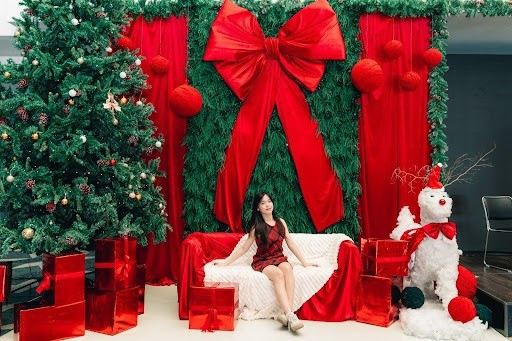 Campus Đà Nẵng được thiết kế góc check-in sang, xịn, mịn.