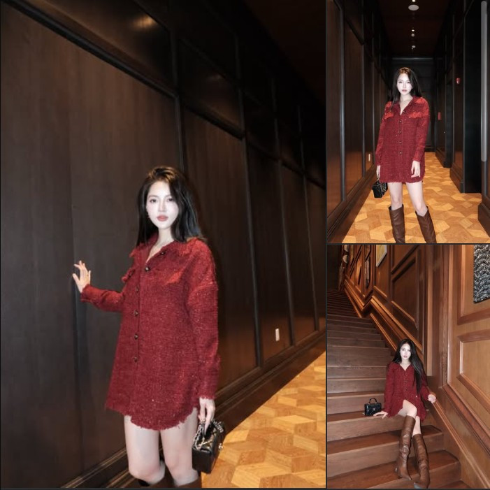 Kiểu tóc đen dài buông tự nhiên càng tôn lên thần thái tự tin, điềm đạm – điều làm nên “chất riêng” của Tú Linh giữa dàn MC thể thao.