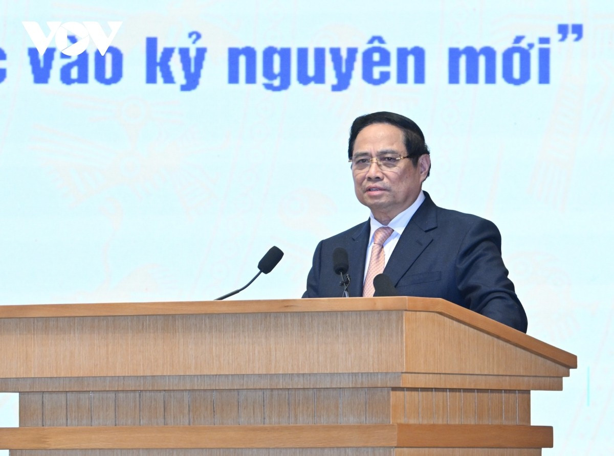 Thủ tướng Phạm Minh Chính phát biểu tại Hội nghị.
