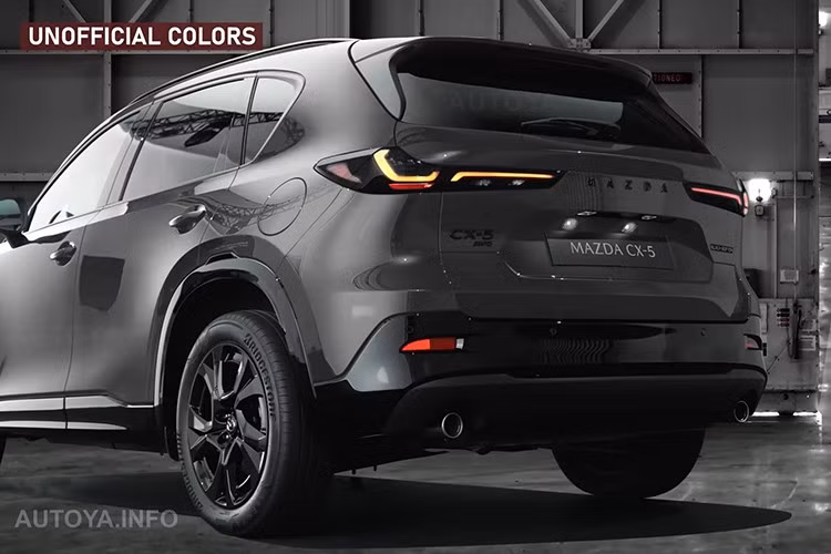 Dù chưa rõ Mazda có thực sự tung ra phiên bản CX-5 Black Edition hay không, nhưng những hình ảnh dựng này đang thu hút nhiều sự quan tâm từ người dùng yêu thích phong cách thể thao và cá tính.