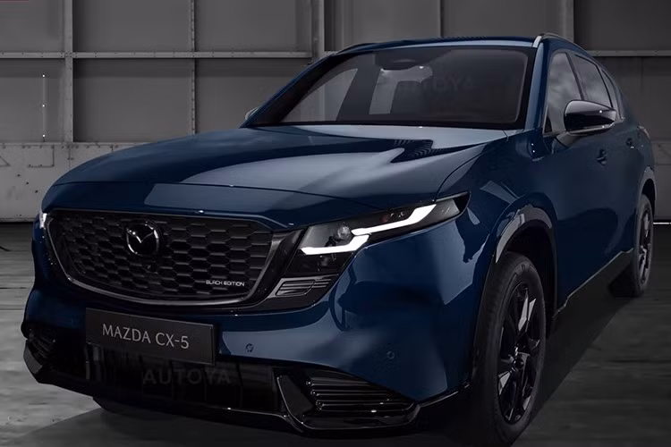 Các chi tiết bao gồm lưới tản nhiệt, viền kính, mâm hợp kim và logo cũng được sơn với tông màu đen. Thiết kế tổng thể tạo cảm giác thể thao hơn, trong khi dáng xe vẫn giữ được sự tinh tế vốn có của Mazda.