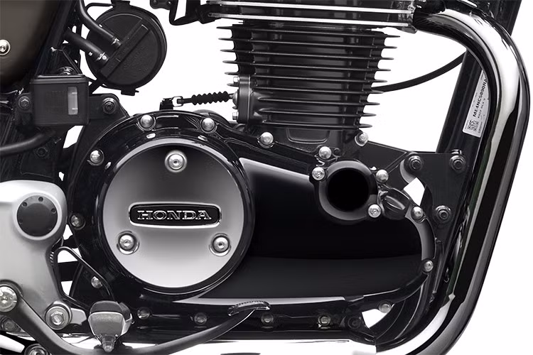 Xe sử dụng phanh đĩa 310 mm phía trước và 240 mm đằng sau, đi kèm hệ thống chống bó cứng phanh ABS 2 kênh. Hệ thống kiểm soát lực kéo và hệ thống cảnh báo dừng khẩn cấp (ESS) cũng được tích hợp trên Honda CB350 H’ness.