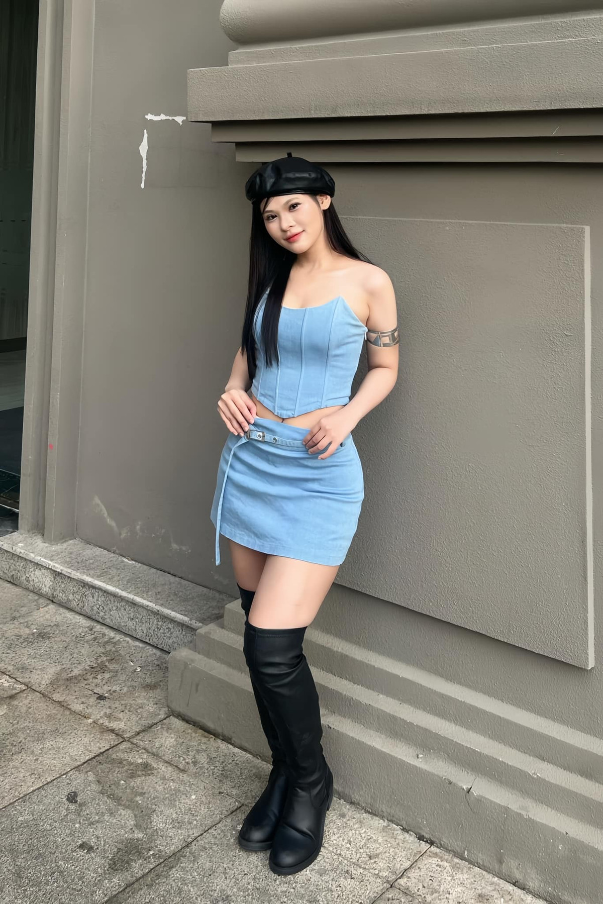 Trước đây, Kim Ngân thường xuất hiện với trang phục năng động, trẻ trung hoặc váy áo thanh lịch khi dẫn chương trình.