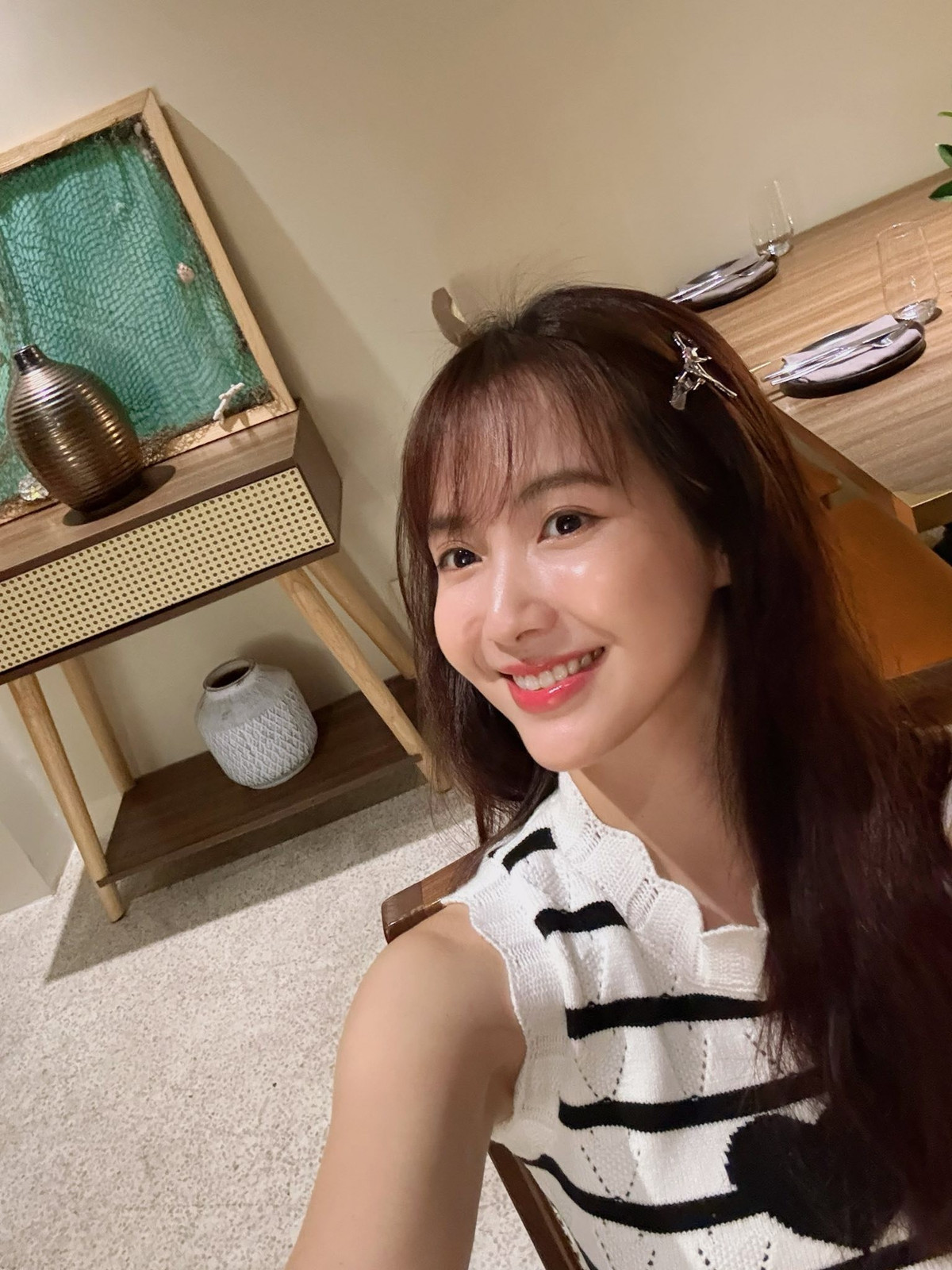 Jang Mi còn từng chia sẻ ông xã chưa bao giờ ngăn cản cô theo đuổi hoạt động nghệ thuật.