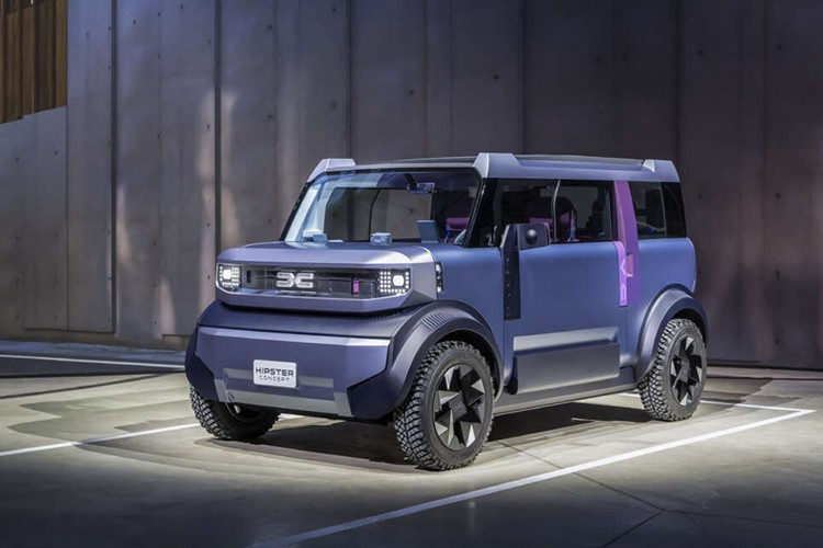 Cuộc đua ôtô điện giá rẻ đã sản sinh ra không ít ý tưởng phức tạp, nhưng Dacia Hipster lại đi theo hướng hoàn toàn ngược lại. Hãy liên tưởng đến Citroën 2CV hoặc Fiat Panda với thiết kế đơn giản, thiết thực và không cầu kỳ. Hipster được tạo ra để giúp mọi người di chuyển dễ dàng mà không cần đến những tiện nghi hay lời hứa phóng đại thường thấy trên các mẫu xe điện.