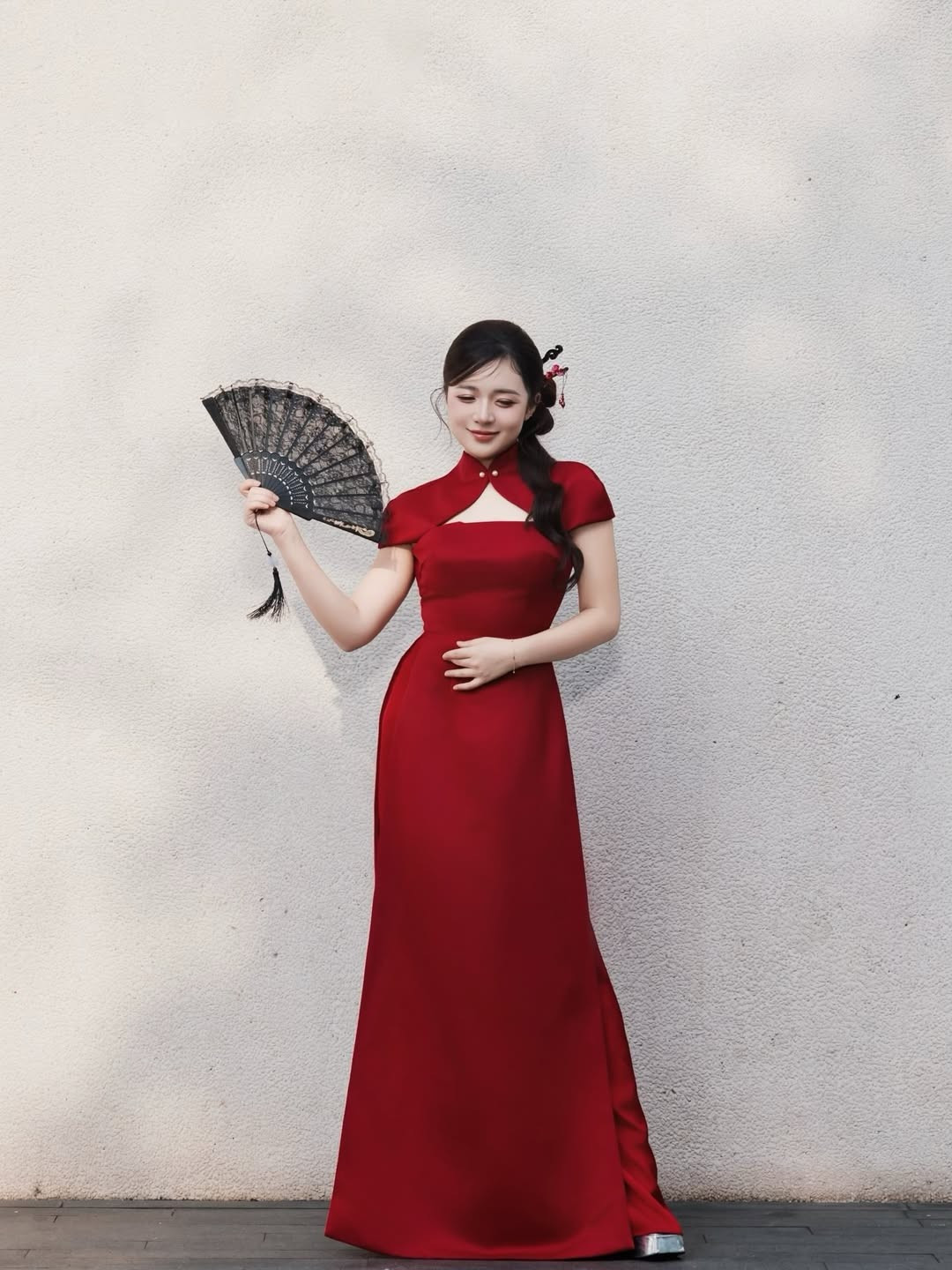 View - MC Vũ Phương Thảo khoe sắc vóc trong áo dài cách tân | Báo Tri thức và Cuộc sống - TIN TỨC PHỔ BIẾN KIẾN THỨC 24H