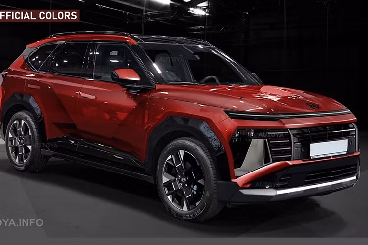 Viền chắn bùn sẽ thanh thoát hơn, trong khi cửa sổ hàng ghế sau được mở rộng để tăng tầm nhìn và không gian cho hàng ghế thứ ba. Phần đuôi xe chưa lộ diện, nhưng được kỳ vọng có cụm đèn hậu LED dạng dọc kéo dài từ cản sau lên tới cánh lướt gió – tương tự SantaFe 2024.