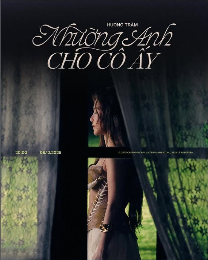 Nữ ca sĩ Hương Tràm khiến người hâm mộ “đứng ngồi không yên” khi tung loạt hình hậu trường MV mới Nhường Anh Cho Cô Ấy. Sự trở lại lần này đánh dấu một hình ảnh hoàn toàn trưởng thành, quyến rũ và sắc sảo, khác biệt rõ rệt với phong cách ballad dịu dàng từng gắn liền với cô nhiều năm trước.