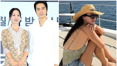 Người tình màn ảnh của Song Seung Hun khoe dáng nuột nà với bikini ở tuổi U60