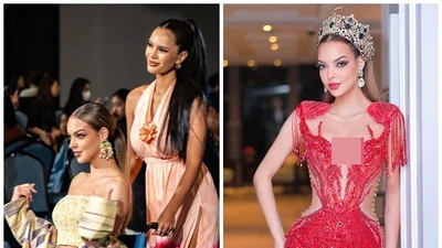 Đại diện Peru ngồi xe lăn trình diễn ở Miss Grand International 2025