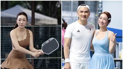 Vợ Chi Bảo khoe vóc dáng săn chắc quyến rũ sân pickleball