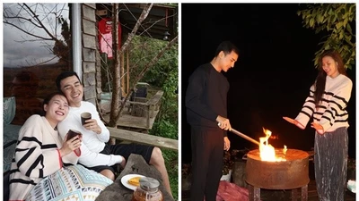 Vợ chồng Thúy Diễm tận hưởng kỳ nghỉ ngọt ngào sau tin đồn thất thiệt