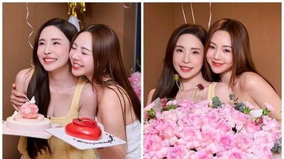 Quỳnh Nga đón sinh nhật bên hội bạn thân
