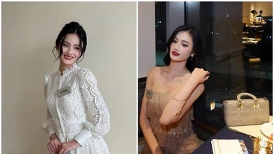 Ý Nhi hóa quý cô với túi xách trăm triệu ở Miss World 2025