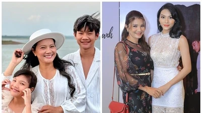 Ba người con đam mê diễn xuất của Kiều Trinh “Mùa len trâu”