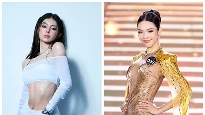 Bùi Lý Thiên Hương quyến rũ, thi nhan sắc nhiều kỷ lục