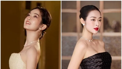 Diệp Bảo Ngọc đọ sắc Ngọc Xuân tại sự kiện