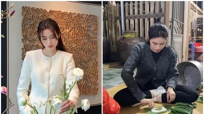 Hoa hậu Đỗ Thị Hà ngày càng đảm đang