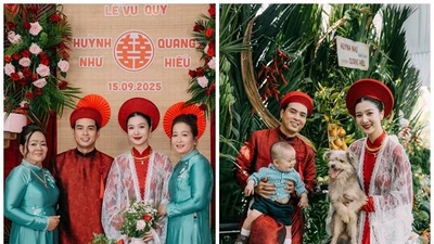 Những khoảnh khắc đẹp trong lễ vu quy của Tuệ Như