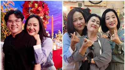 Hồng Ánh dự lễ giỗ Tổ nghề sân khấu, hội ngộ nhiều đồng nghiệp