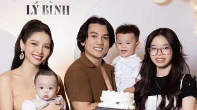 Lý Bình đón sinh nhật bên Phương Trinh Jolie