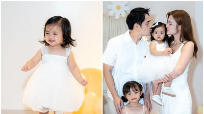 Con gái thứ hai của Ông Cao Thắng xinh như búp bê trong tiệc sinh nhật