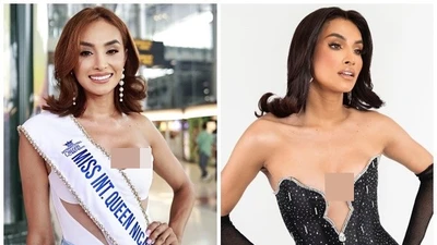 Đối thủ Hà Tâm Như ở Miss International Queen 2025 chuộng váy áo táo bạo
