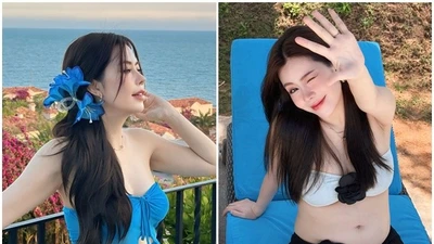 Mỹ nhân "Tiếng sét trong mưa" quyến rũ gây mê khi mang bầu