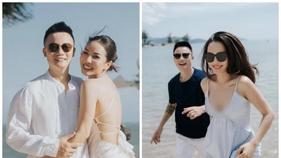 Vợ Hoàng Bách từng là người mẫu, ngày càng nuột nà