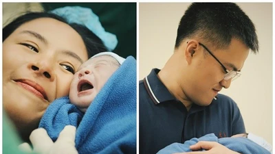 Ngọc Hân lần đầu khoe ảnh con sau 3 tuần sinh nở