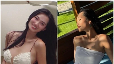 Á hậu Quỳnh Anh diện bikini khoe dáng nuột nà