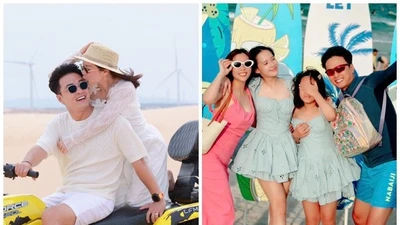 Cuộc sống bình yên của Hồng Đăng bên vợ con