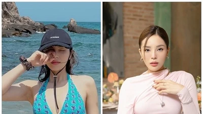 Hoa hậu Kỳ Duyên diện tắm khoe vóc dáng “hết nước chấm”