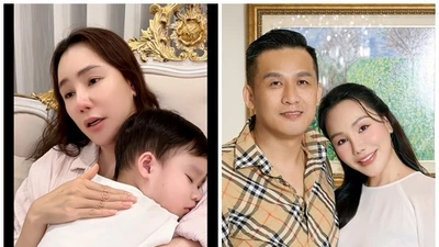 Hồ Quỳnh Hương khoe cuộc sống bình yên bên chồng con