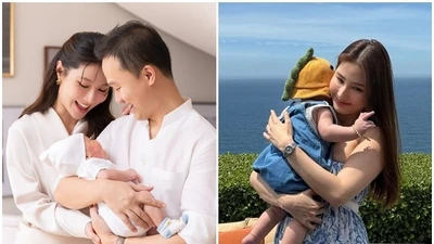 Đời thường của Diễm My 9X bên chồng con
