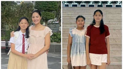 Con gái đầu lòng của Hoa hậu Hương Giang cao 1m75