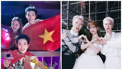 Đức Phúc - Hòa Minzy - Erik ngày càng thân thiết