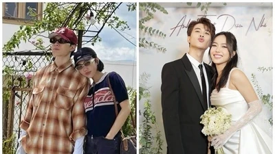 Vợ chồng Anh Tú tình tứ khi đi du lịch mừng 10 năm bên nhau