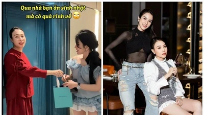 "Phú bà" Đàm Thu Trang chiều chuộng cô bạn thân Diệp Lâm Anh