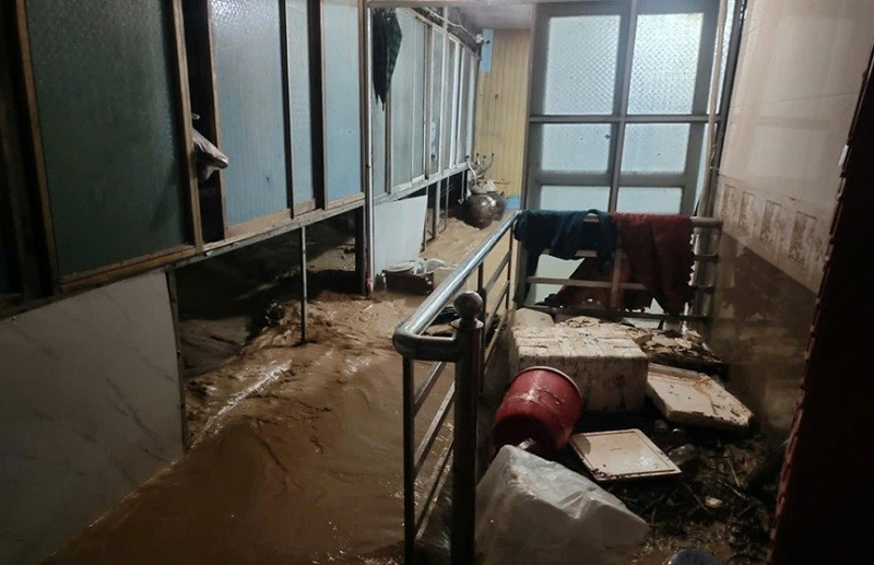 Nước sông Nậm Mộ dâng cao cộng với việc các thủy điện xả lũ, nhiều khu vực tại xã Mường Xén (huyện Kỳ Sơn cũ) và dọc quốc lộ 7 đã bị ngập lụt nghiêm trọng. z6831359694473-8b6f5a2999e2b81bfa19253e6bba8e39.jpg