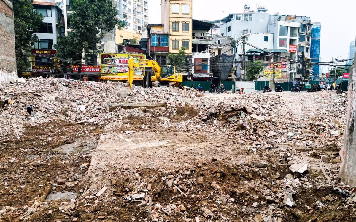 GPMB mặt bằng đường Vành đai 1, đoạn Hoàng Cầu - Voi Phục