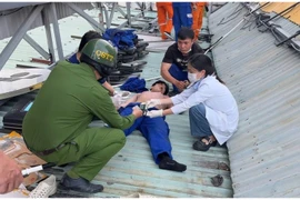 Công an phường Tân Hưng ứng cứu nhiều vụ tai nạn liên tiếp trong một ngày