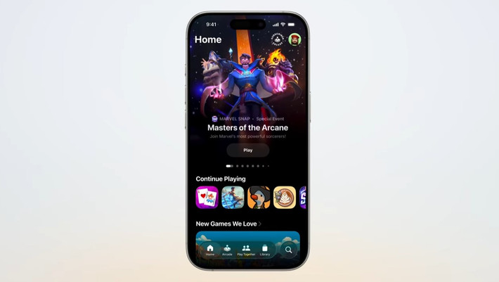 Trang chủ của ứng dụng được cá nhân hóa theo sở thích, giúp gợi ý game phù hợp và sự kiện đáng chú ý.