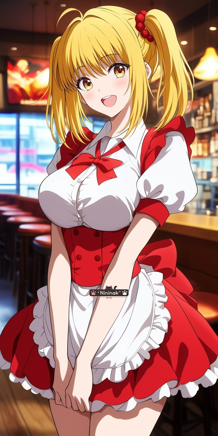 Fan ví von loạt ảnh như bước vào “maid cafe anime” ảo, nơi mọi nữ thần đều trở nên mê hoặc lạ thường.