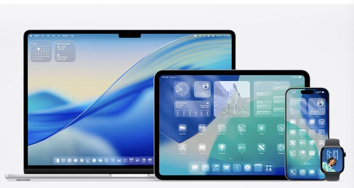 Tại WWDC25, Apple lần đầu giới thiệu Liquid Glass như một ngôn ngữ thiết kế mới cho iOS 26.